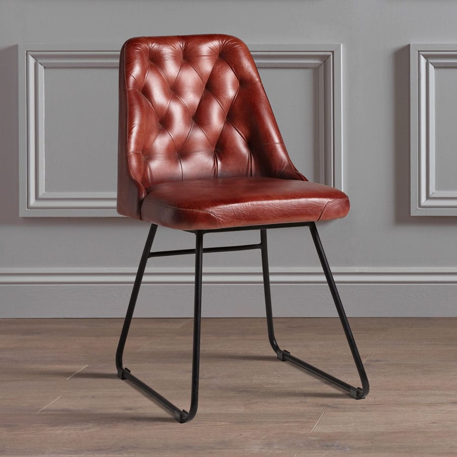 Harland Side Chair – Leather